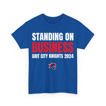 Load image into Gallery viewer, Grit City Knights "Standing on Business" Heavy Cotton Poster Tee