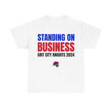 Load image into Gallery viewer, Grit City Knights "Standing on Business" Heavy Cotton Poster Tee