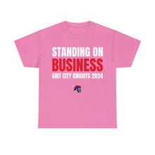 Load image into Gallery viewer, Grit City Knights "Standing on Business" Heavy Cotton Poster Tee