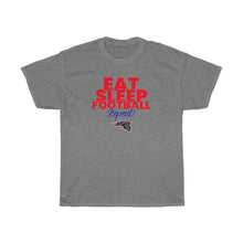 Load image into Gallery viewer, "Eat Sleep Football Repeat" Knights Heavy Cotton Tee