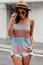 Load image into Gallery viewer, Multicolor Knitted Cami Tank Top