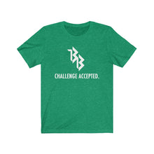 Load image into Gallery viewer, Beast Babe "Challenge Accepted" Jersey Short Sleeve Tee