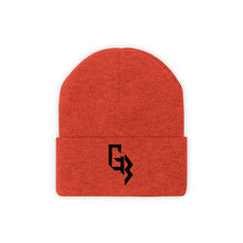 Load image into Gallery viewer, Black Embroidery Gym Beast Knit Beanie