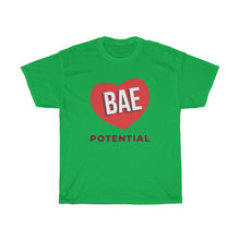 Load image into Gallery viewer, "Bae Potential" heavy cotton T-Shirt