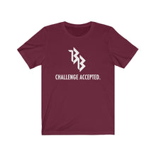 Load image into Gallery viewer, Beast Babe "Challenge Accepted" Jersey Short Sleeve Tee