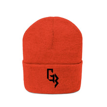 Load image into Gallery viewer, Black Embroidery Gym Beast Knit Beanie