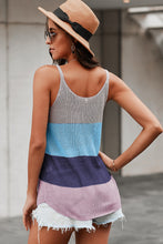 Load image into Gallery viewer, Multicolor Knitted Cami Tank Top