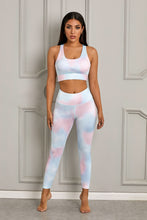 Load image into Gallery viewer, Printed Sports Bra and Leggings Set
