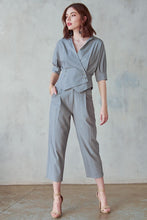 Load image into Gallery viewer, Basic Collar Shirt and Pants Set