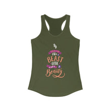Load image into Gallery viewer, Beast Babe "Beauty and a Beast" Racerback Tank