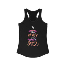 Load image into Gallery viewer, Beast Babe "Beauty and a Beast" Racerback Tank