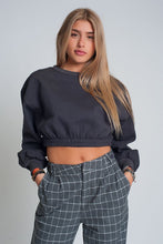 Load image into Gallery viewer, Oversized Cropped Sweatshirt