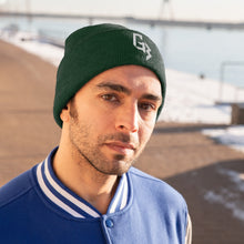 Load image into Gallery viewer, White Embroidered Gym Beast Knit Beanie