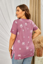 Load image into Gallery viewer, Plus Size Dandelion Print Tee Shirt