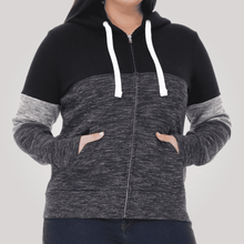 Load image into Gallery viewer, Plus Fleece Zip Up Hoodie