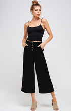 Load image into Gallery viewer, Solid Palazzo Cropped Pants