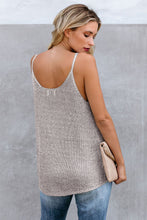 Load image into Gallery viewer, Multicolor Knitted Cami Tank Top