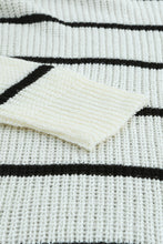 Load image into Gallery viewer, Striped Open Front Rib-Knit Duster Cardigan