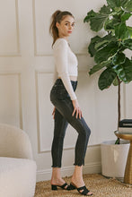 Load image into Gallery viewer, Kancan High Rise Raw Hem Cropped Jeans