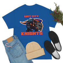 Load image into Gallery viewer, Grit City Knights "Superhero" Heavy Cotton Poster Tee