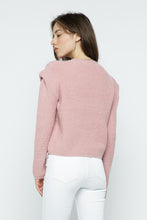 Load image into Gallery viewer, Structured Puff Shoulder Sweater