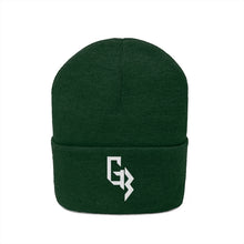 Load image into Gallery viewer, White Embroidered Gym Beast Knit Beanie