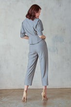 Load image into Gallery viewer, Basic Collar Shirt and Pants Set