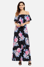 Load image into Gallery viewer, Floral Off Shoulder Maxi Dress
