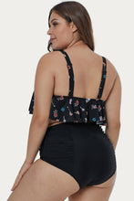 Load image into Gallery viewer, Print Hammock Flounce Bikini Set