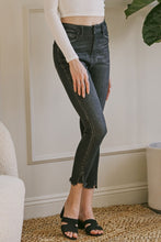 Load image into Gallery viewer, Kancan High Rise Raw Hem Cropped Jeans