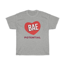Load image into Gallery viewer, "Bae Potential" heavy cotton T-Shirt