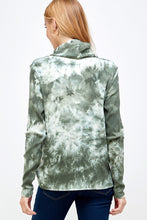 Load image into Gallery viewer, Tie Dye Turtleneck Face Cover Top
