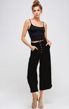 Load image into Gallery viewer, Solid Palazzo Cropped Pants