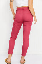 Load image into Gallery viewer, Zenana Walk the Line Full Size High Rise Skinny Jeans in Rose
