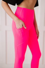 Load image into Gallery viewer, Zenana Step Aside Full Size Run Athletic Leggings with Pockets