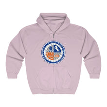 Load image into Gallery viewer, Grit City Knights "Coat of Arms" Heavy Blend™ Full Zip Hooded Sweatshirt