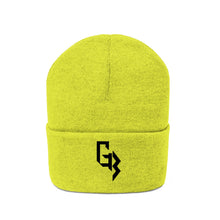 Load image into Gallery viewer, Black Embroidery Gym Beast Knit Beanie