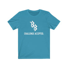 Load image into Gallery viewer, Beast Babe "Challenge Accepted" Jersey Short Sleeve Tee