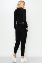 Load image into Gallery viewer, Velour Hoodie Legging Set