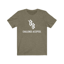 Load image into Gallery viewer, Beast Babe "Challenge Accepted" Jersey Short Sleeve Tee