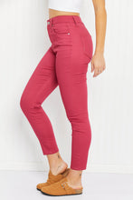 Load image into Gallery viewer, Zenana Walk the Line Full Size High Rise Skinny Jeans in Rose