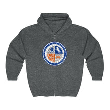 Load image into Gallery viewer, Grit City Knights "Coat of Arms" Heavy Blend™ Full Zip Hooded Sweatshirt