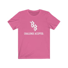Load image into Gallery viewer, Beast Babe "Challenge Accepted" Jersey Short Sleeve Tee