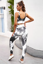 Load image into Gallery viewer, Tie-dye Crop Top and Leggings Set