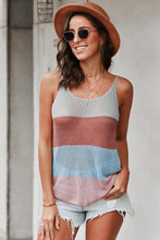 Load image into Gallery viewer, Multicolor Knitted Cami Tank Top