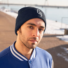 Load image into Gallery viewer, White Embroidered Gym Beast Knit Beanie