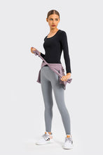 Load image into Gallery viewer, High Rise Crop Fitness Leggings