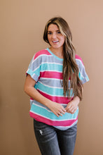 Load image into Gallery viewer, Andree by Unit Road Trippin' Full Size Run Striped Tee