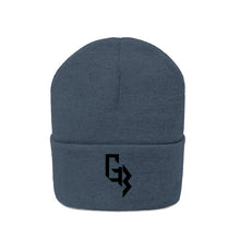 Load image into Gallery viewer, Black Embroidery Gym Beast Knit Beanie