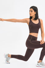 Load image into Gallery viewer, Striped Print Sports Leggings